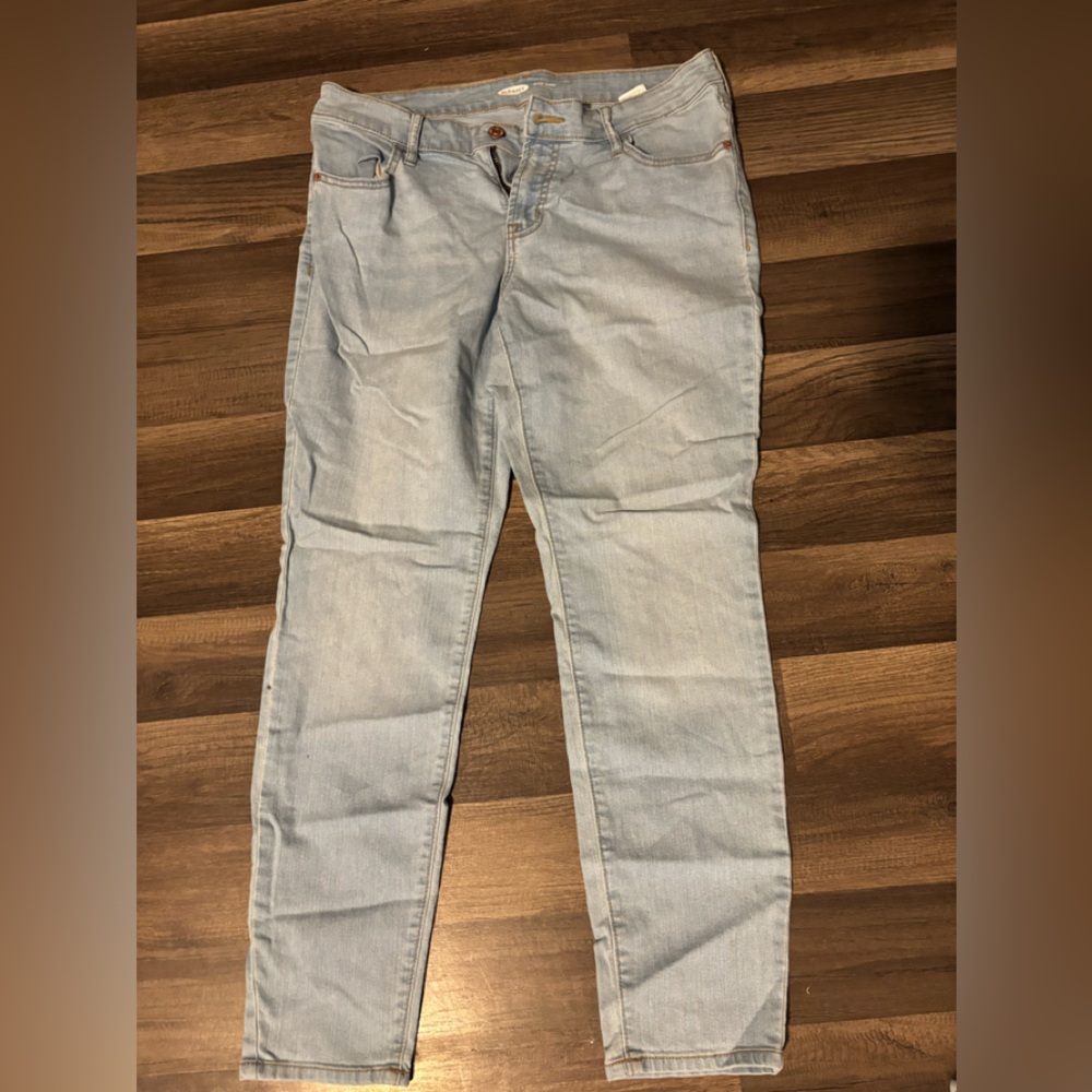 Old Navy Blue Skinny Jeans Casual Fit